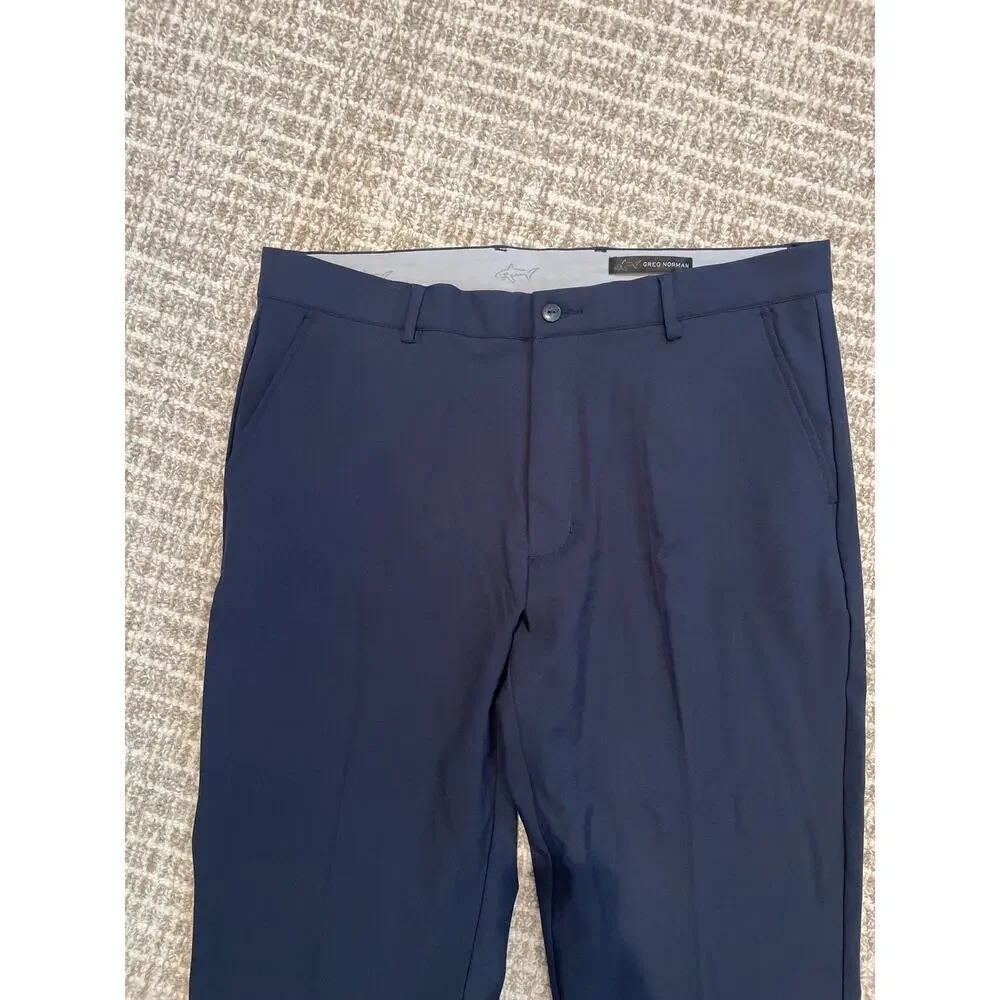 Men’s GREG NORMAN Golf Pant Navy Blue Sz 34x30
